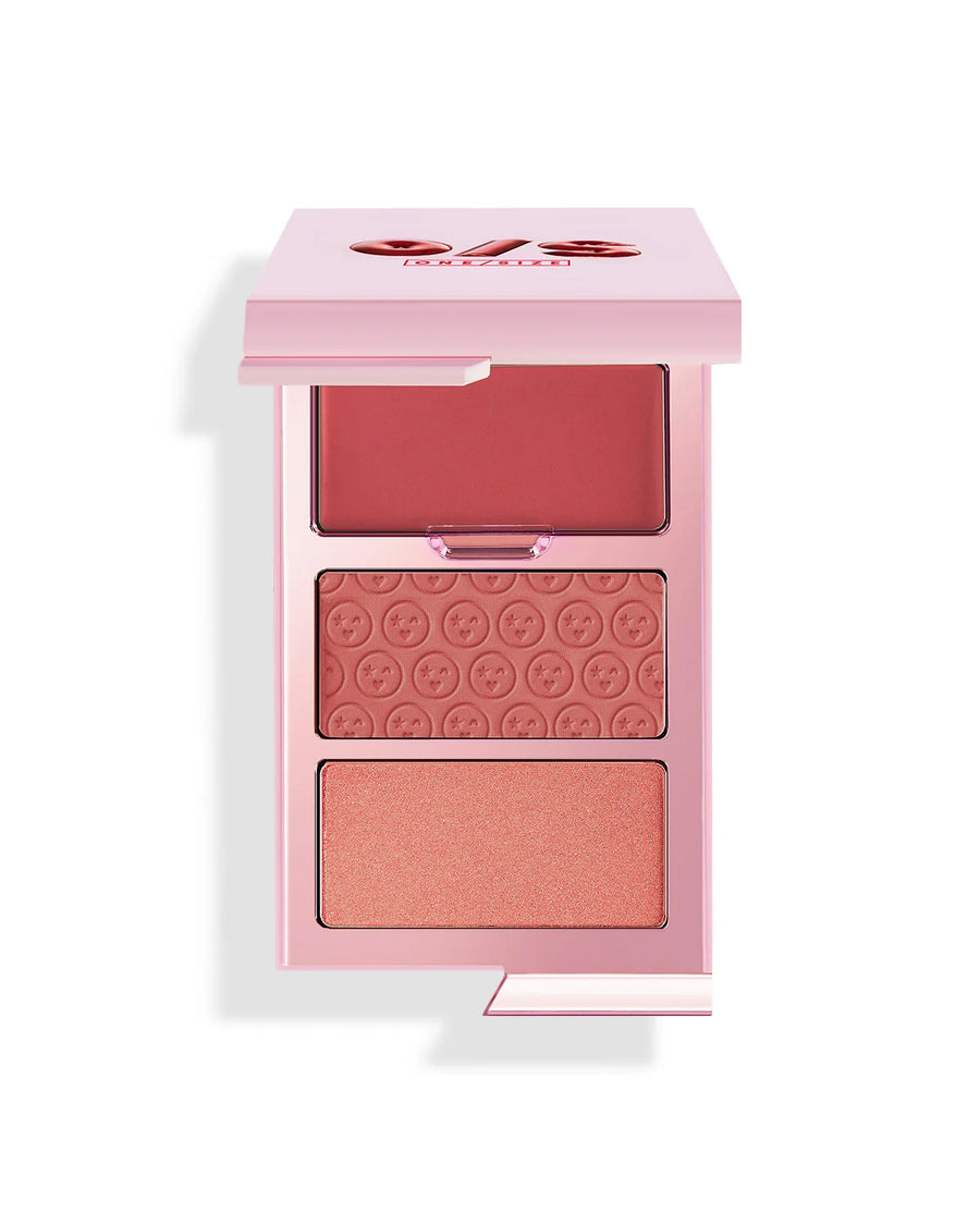 ONE/SIZE by Patrick Starrr Cheek Clapper 3D Blush Trio palette - Phat Ass