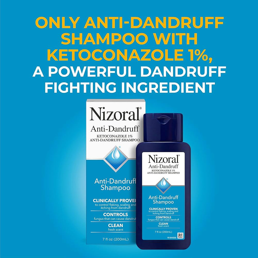 Nizoral Anti-Dandruff Shampoo Made In Usa Exp 1/27