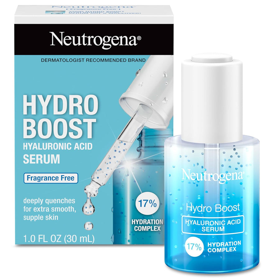 Neutrogena Hydro Boost Hyaluronic Acid Serum for Face & Neck (fragrance free) -1fl.oz