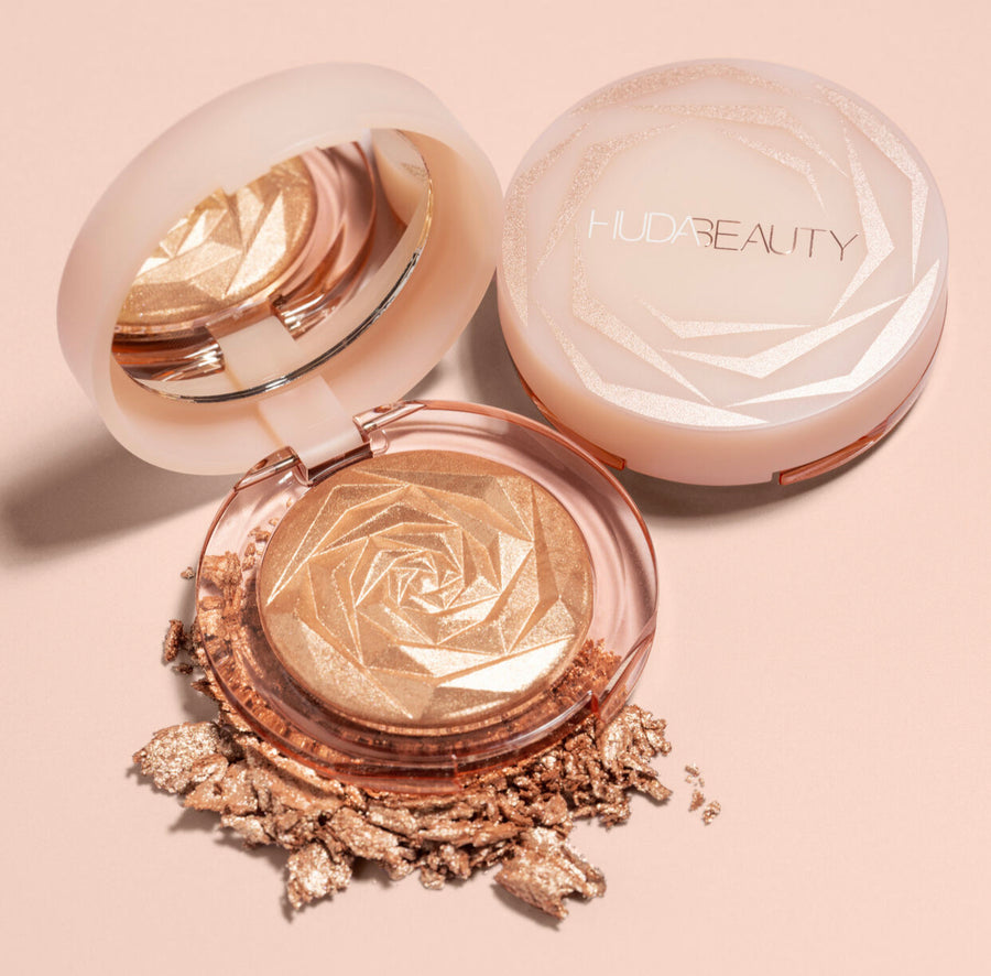 Huda Beauty N.Y.M.P.H. All Over Glow Mini Highlighter - FLORA