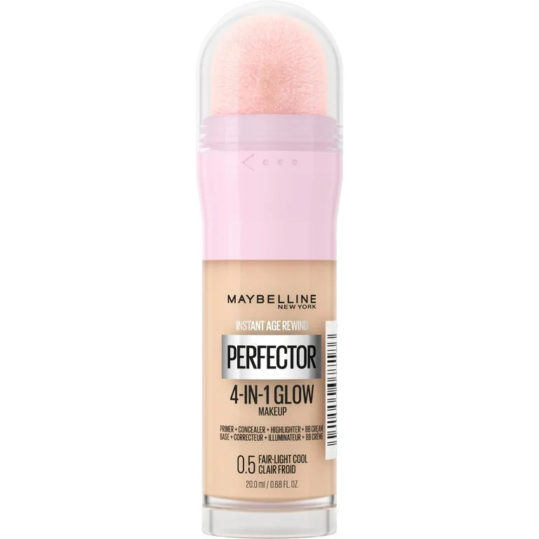 Maybelline New York Instant Age Rewind Instant Perfector 4-In-1 Glow Makeup 0.5 Fair-Light Cool