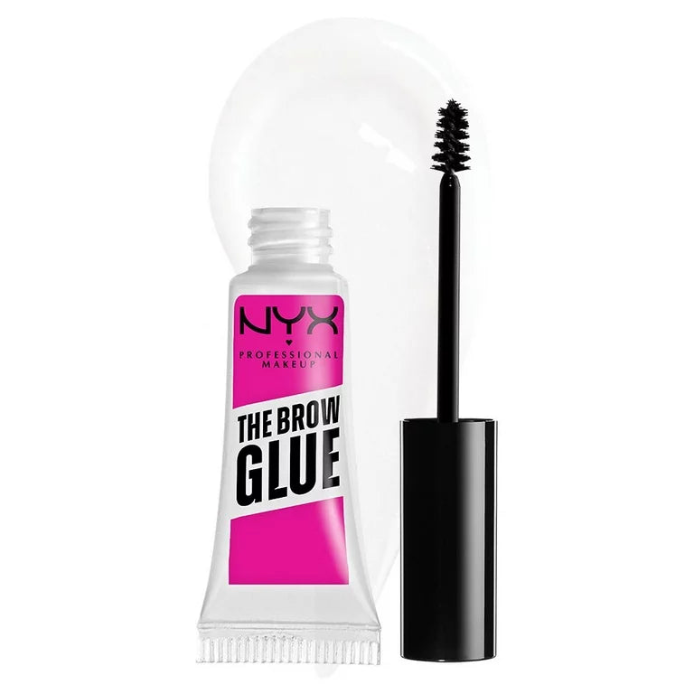 NYX Professional Makeup Brow Glue, Extreme Hold Eyebrow Gel, Clear