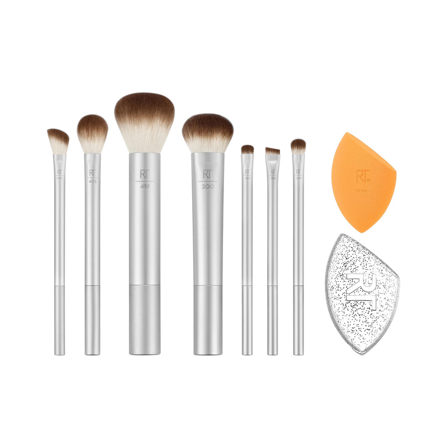 Real Techniques Midnight Merry Limited Edition Brush + Sponge Set