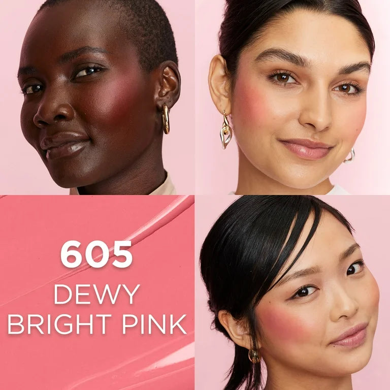 Loreal Paris Lumi Le Liquid Blush, Dewy Bright Pink 605