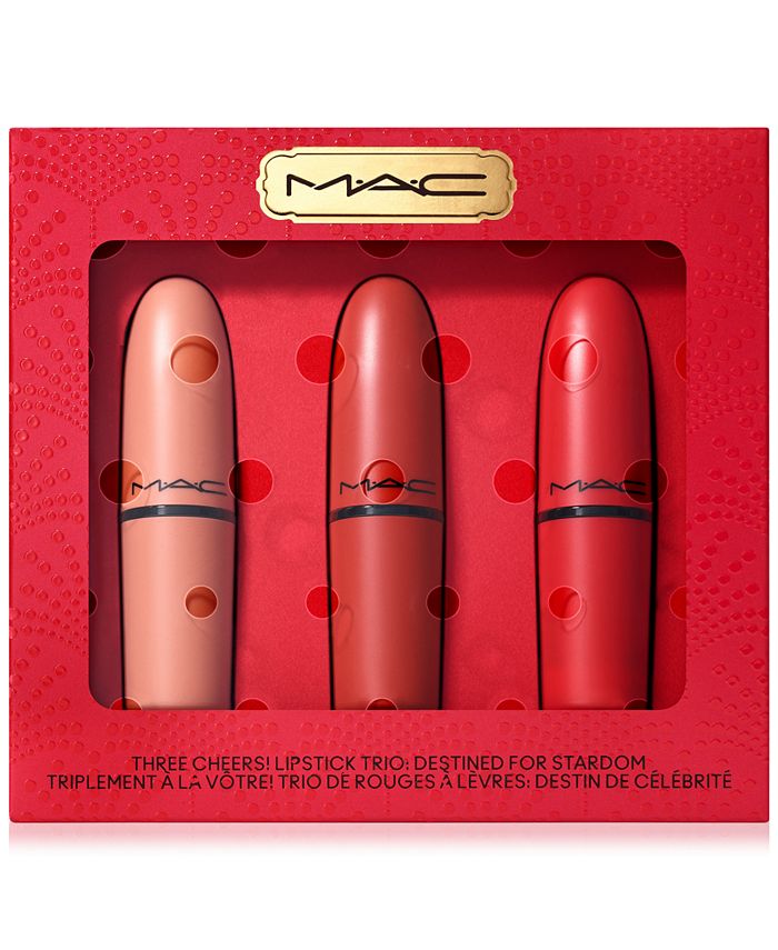 Mac Three Cheers! Lipstick Set, Created for Macy&