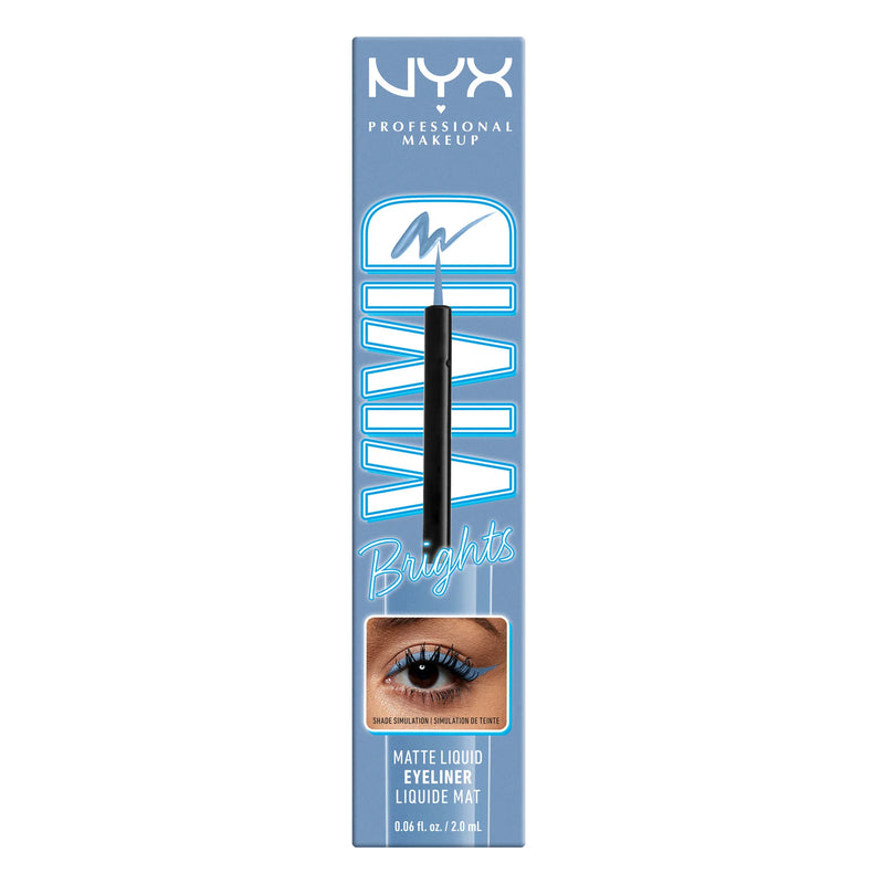 Nyx Brights Matte liquid liner Cobalt crush