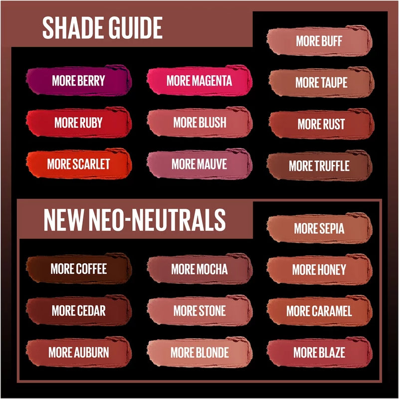 Maybelline New York Color Sensational Ultimatte Slim Lipstick  788- more honey