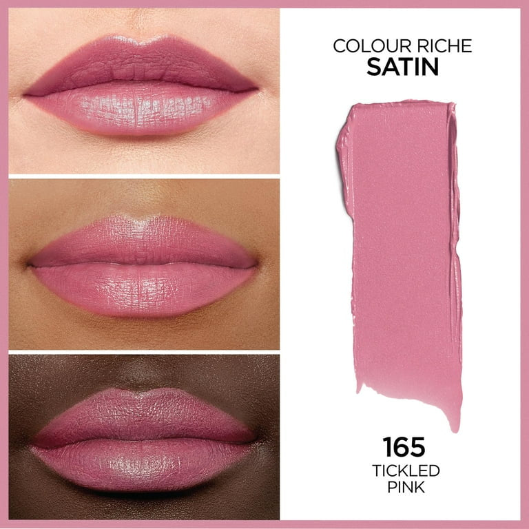 Loreal Paris Colour Riche Satin Lipstick 165 Tickled Pink