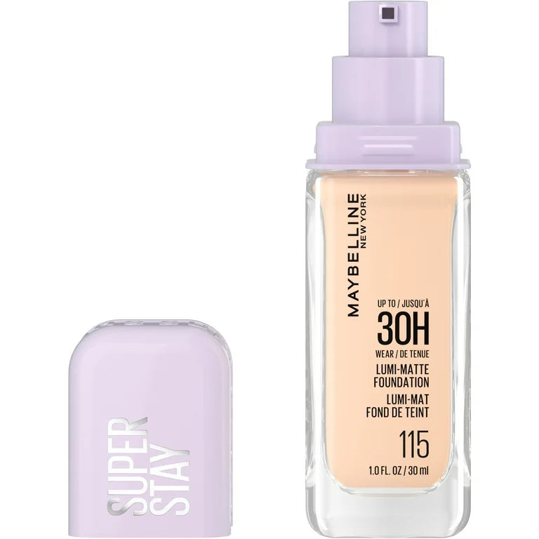 Maybelline Super Stay Up to 30HR Wear Lumi-Matte Longwear Foundation 115