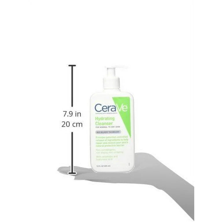 Cerave Hydrating Facial Cleanser with Ceramides and Hyaluronic Acid 355ml