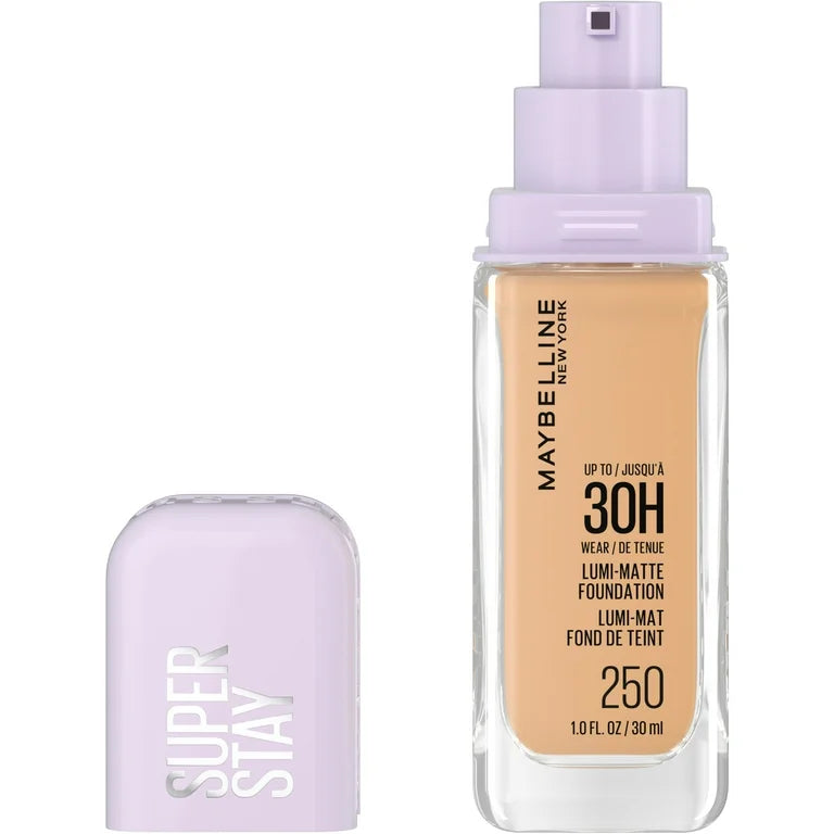 Maybelline Super Stay Up to 30HR Wear Lumi-Matte Longwear Foundation 250