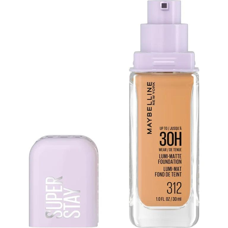 Maybelline Super Stay Up to 30HR Wear Lumi-Matte Longwear Foundation 312