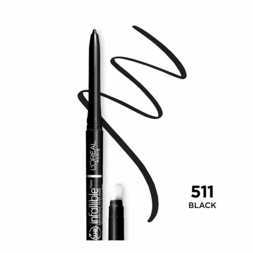 Loreal Paris Infallible Never Fail 16HR Eyeliner Pencil 511 Black Noir