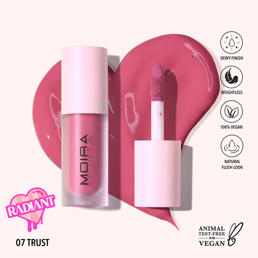 Moira Cosmetics Love Steady Liquid Blush (007, Trust)