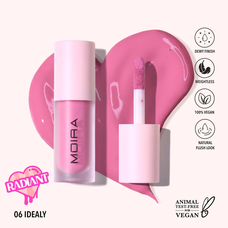 Moira Cosmetics Love Steady Liquid Blush (006, Idealy)