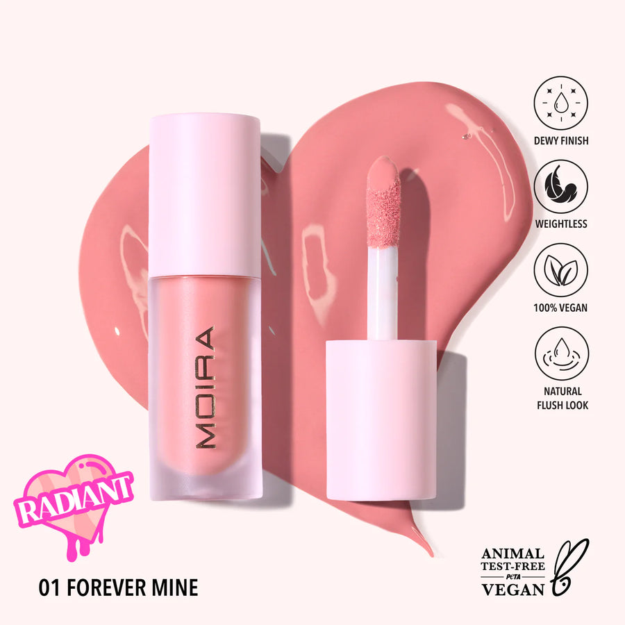 Moira Cosmetics Love Steady Liquid Blush (001, Forever Mine)