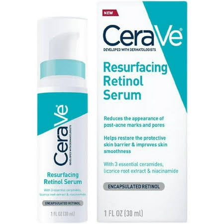 CeraVe Resurfacing Retinol Serum 30ml bottle, front view
