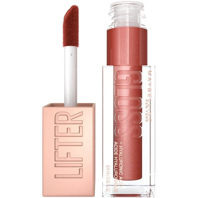 Maybelline Lifter Gloss Lip Gloss Makeup With Hyaluronic Acid Rust