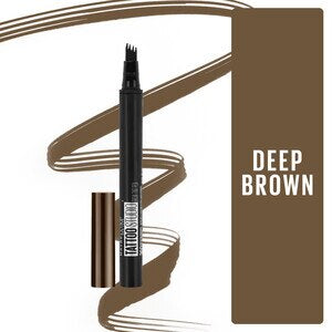 Maybelline New York Tattoo Studio Brow Tint Pen Makeup, 365 Deep Brown