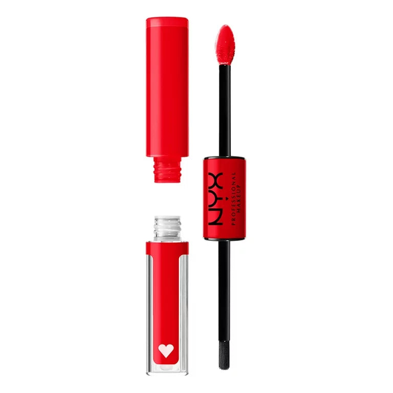 Nyx Cosmetics Shine Loud Vegan High Shine Long-Lasting Liquid Lipstick Rebel in red