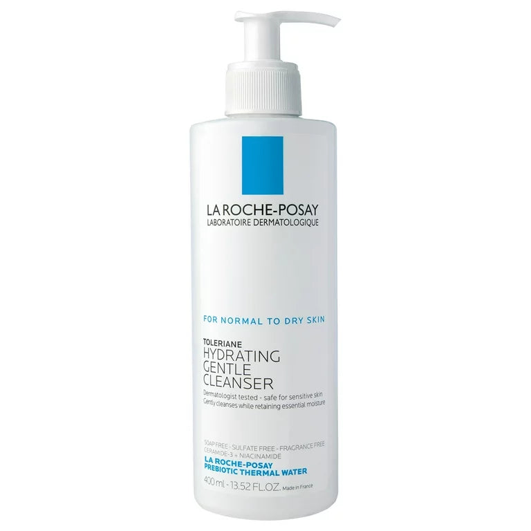 La Roche Posay Toleriane Hydrating Gentle Face Cleanser for Dry Skin