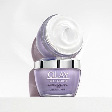 Olay Regenerist Night Recovery Cream Face Moisturizer Fragrance Free