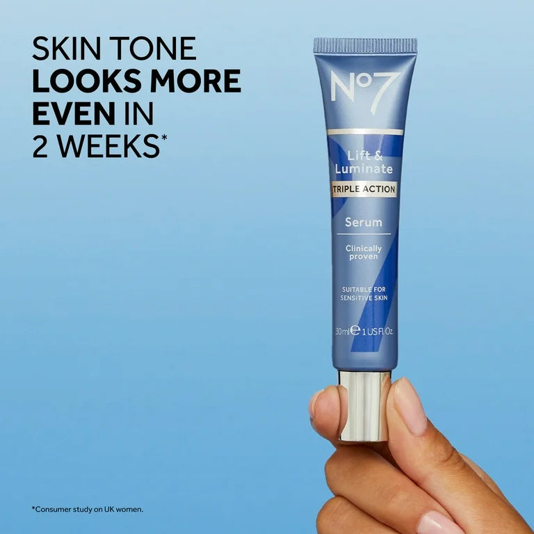 No7 Lift & Luminate Triple Action Face Serum 15ml