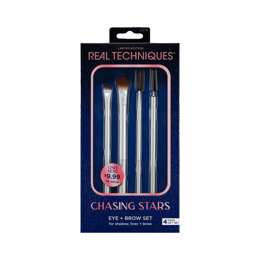 Real Techniques Chasing Stars Limited Edition Eye + Brow Brush Set