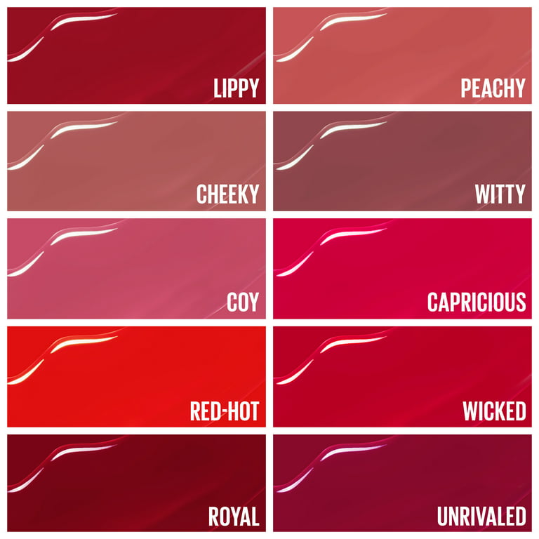 Maybelline Super Stay Vinyl Ink No -Budge Longwear Liquid Lipstick 10 Lippy