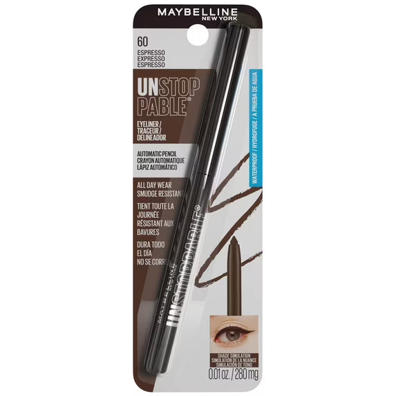 Maybelline Unstoppable Eyeliner Pencil, Waterproof 60 Espresso