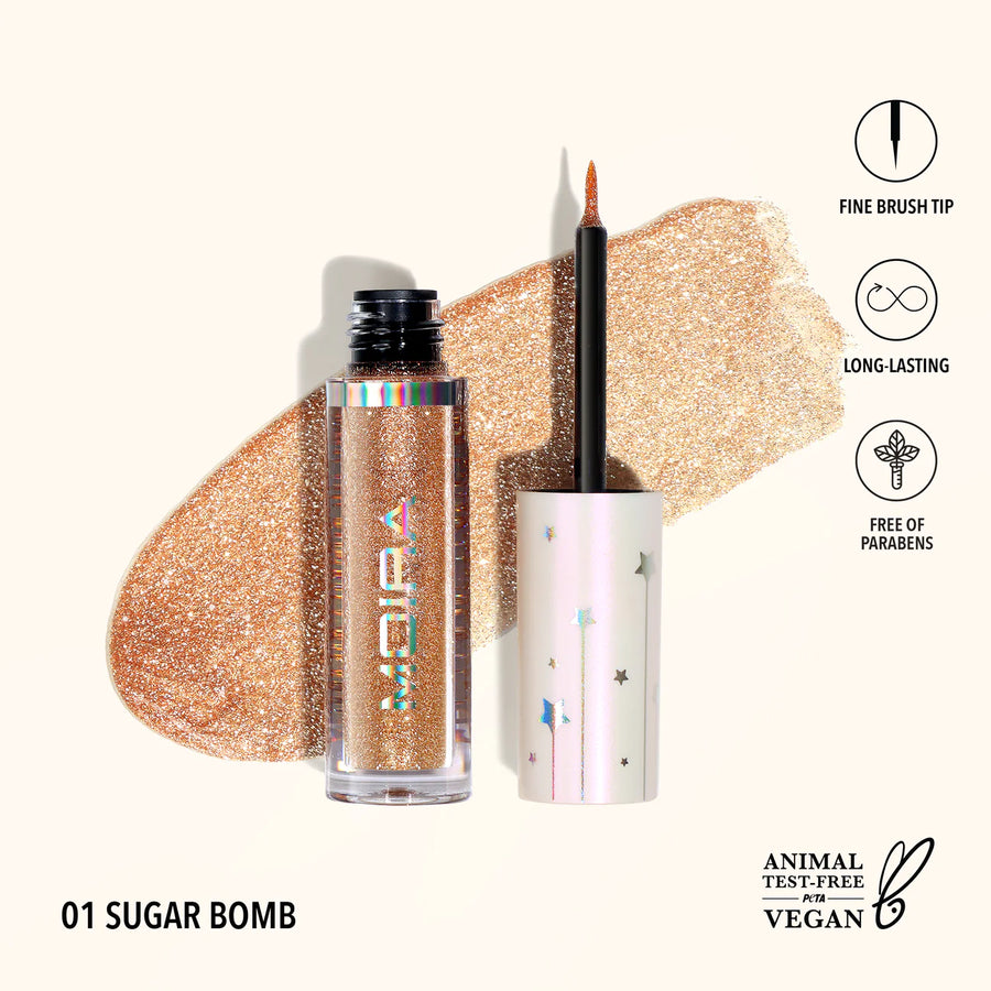 Moira Cosmetics Glitter Glitter Liner (001, Sugar Bomb)