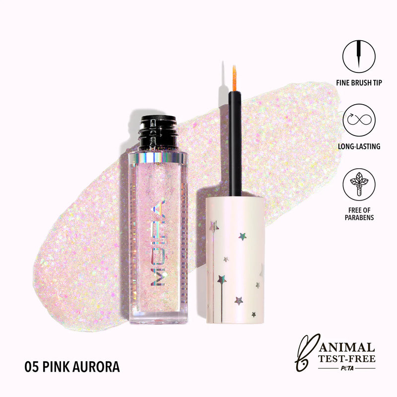 Moira Cosmetics Glitter Glitter Liner (005, Pink Aurora)