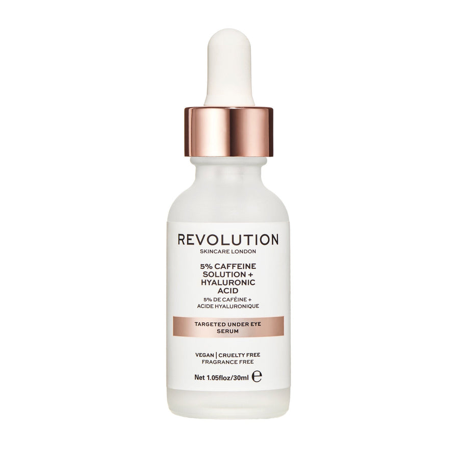 Revolution Skin 5% Caffeine And Hyaluronic Acid Revitalising Under Eye Serum 30ml