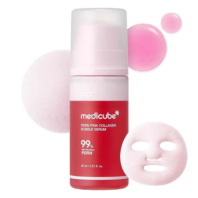 Medicube PDRN PINK COLLAGEN BUBBLE SERUM - 95ml