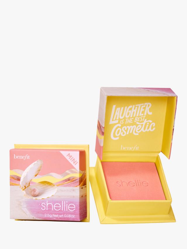 Benefit Cosmetic Mini Silky Soft Powder Blush Shellie 2.5g Mini
