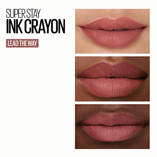 Maybelline New York SuperStay Ink Crayon Lipstick 15  Lead The Way