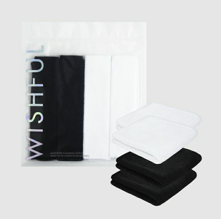 Huda Beauty WISHFUL 4 Pack Microfiber Cleansing Cloths