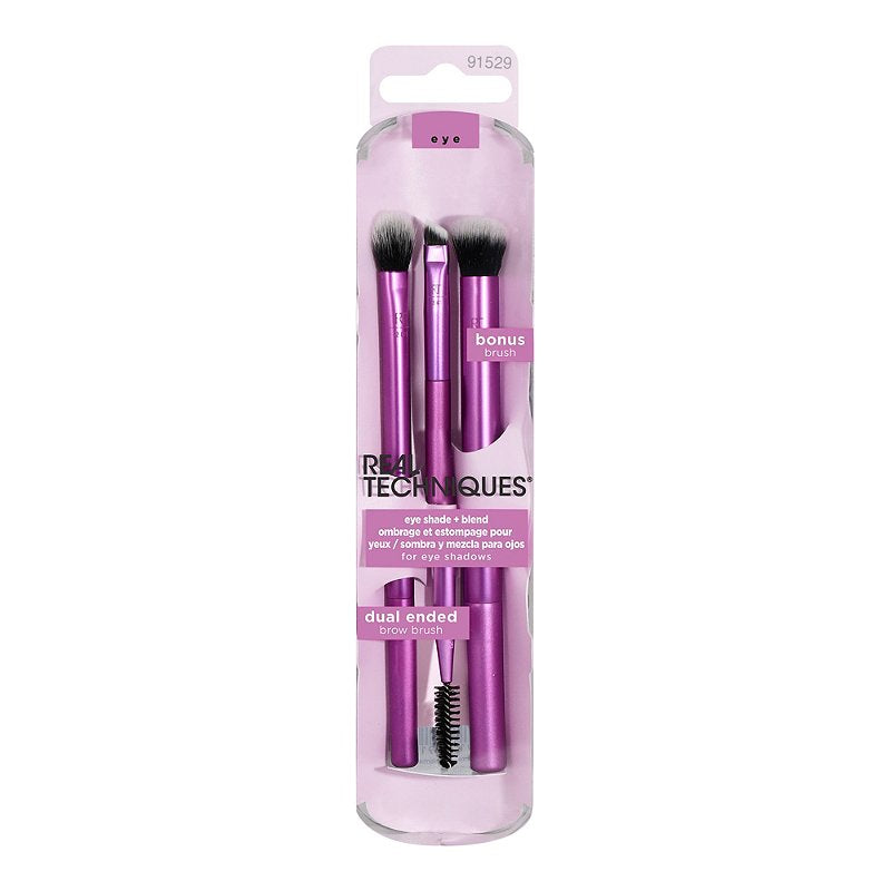 Real Techniques Eye Shade + Blend Makeup Brush Trio