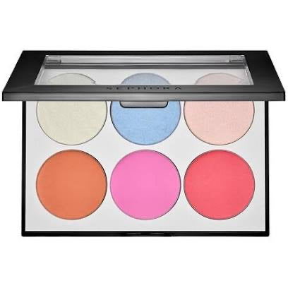 Sephora holographic face and cheek palette