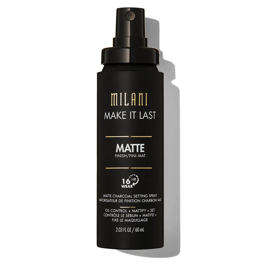 Milani Cosmetics Make It Last Matte Charcoal Setting Spray -60ml