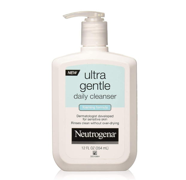 Neutrogena Ultra Gentle Daily Facial Cleanser for Sensitive Skin, Oil-Free - 12 fl. oz