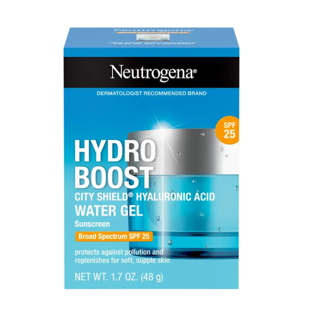 Neutrogena Hydro Boost City Shield Water Gel with Broad Spectrum SPF 25 EXP: 2/27
