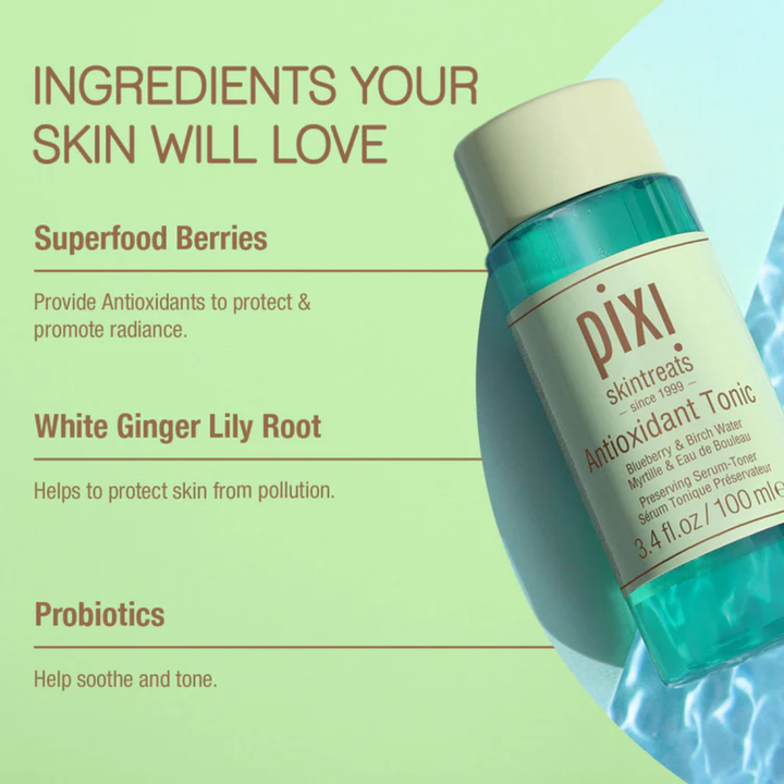 Pixi Skintreats Antioxidant & Hydrating Face Toner 125 ml