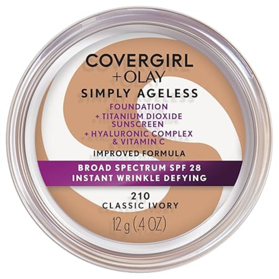 Cover Girl Simply Ageless Instant Wrinkle Defying Foundation EXP 1/27