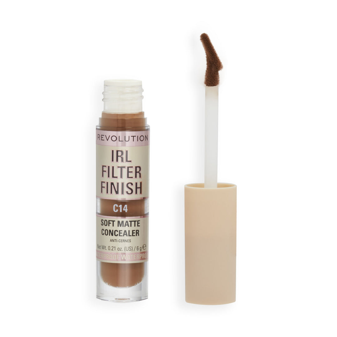 Revolution IRL Filter 16H Hydrating Full Coverage Concealer C14