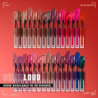 Nyx Cosmetics Shine Loud Vegan High Shine Long-Lasting Liquid Lipstick