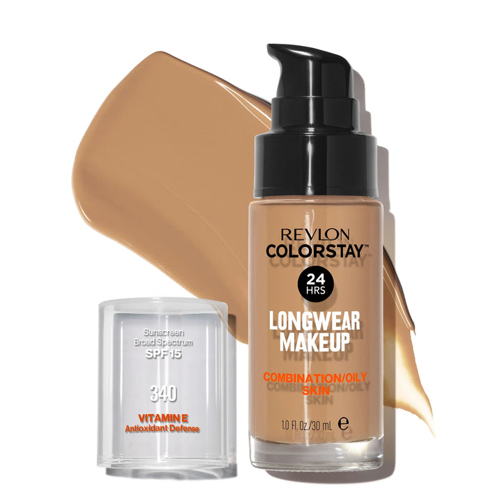 Revlon ColorStay Long Wear Liquid Foundation Makeup, combination/oily Skin Spf 15