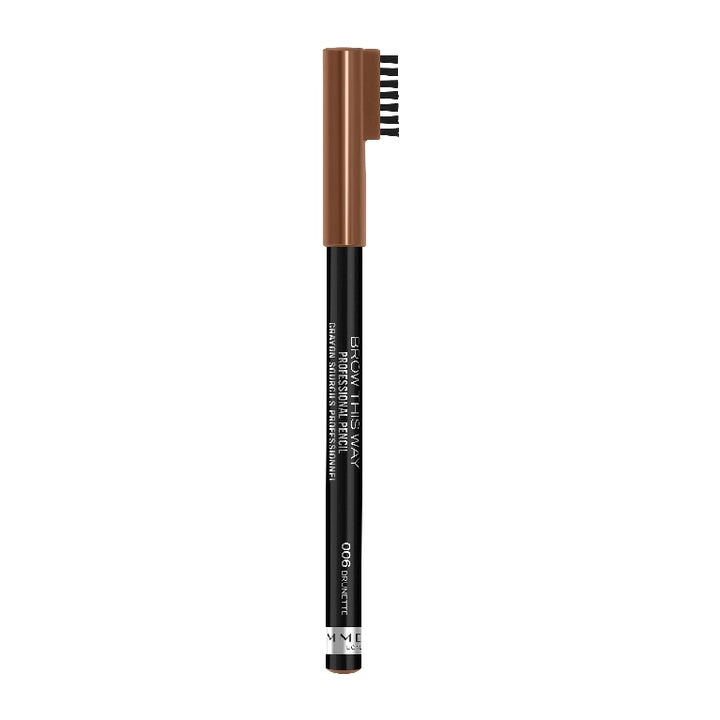 Rimmel London BROW THIS WAY PROFESSIONAL EYEBROW PENCIL - 006 BRUNETTE