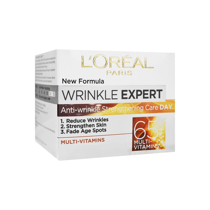 Loreal Paris Wrinkle Expert Anti-Wrinkle Strengthening Care Day Cream 65+ Multi-Vitamins – 50ml