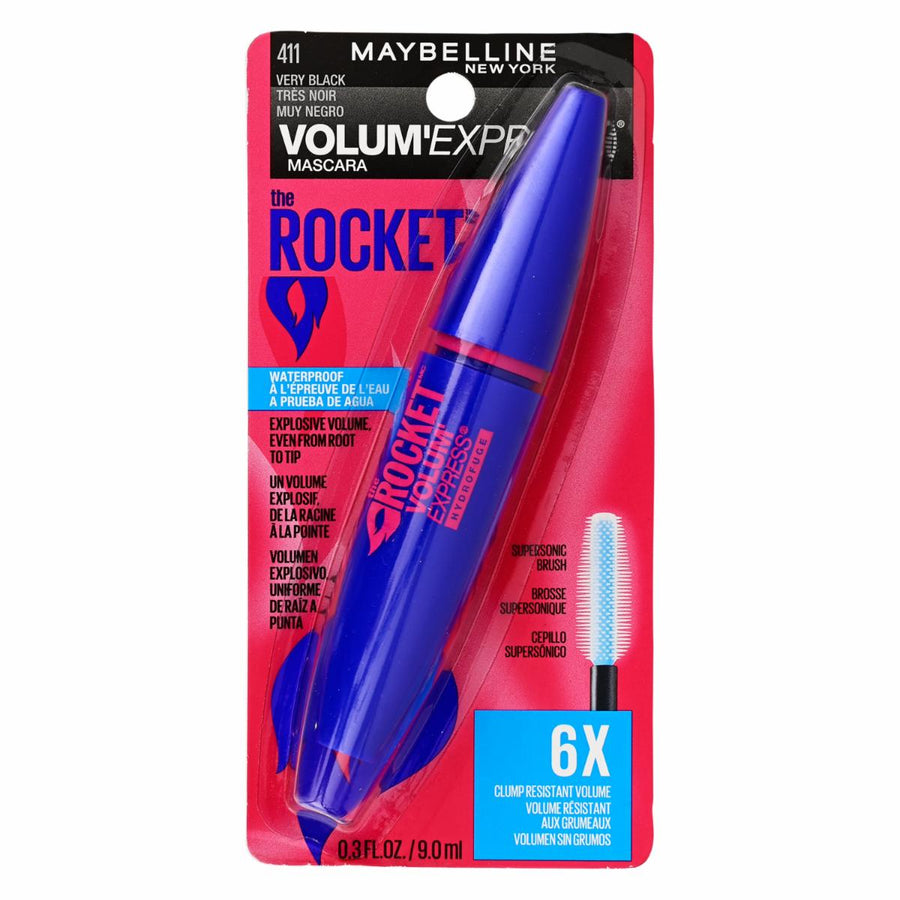 Maybelline New York Volume' Express The Rocket Waterproof Mascara, Very Black 411